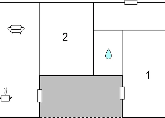 Casa de Férias 2 Bedroom Stunning In *